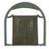 Kit 4 Cadeiras Empilhavel Isla Fratini em Aluminio Verde Assento com Trama de Corda Nautica Verde -6-